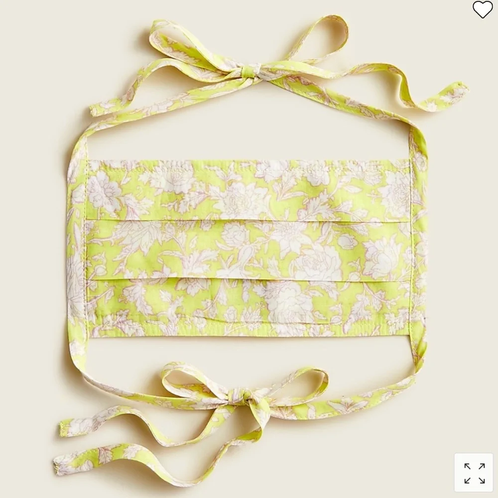 NWT J. Crew 3- Pack Fabric Tie Masks
